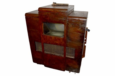 Lot 39 - A rare HMV Model 902 combined Television Receiver and Auto-Change Radio Gramophone