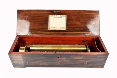 Lot 42 - A Key-Wind Musical Box by Nicole Frères