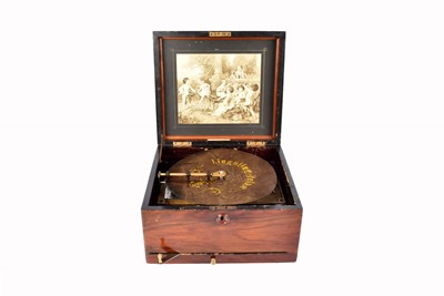 Lot 46 - A  9 1/2 inch Polyphon disc Musical Box