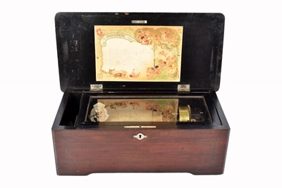 Lot 47 - A Crank Wind Musical Box by Mermod Frères