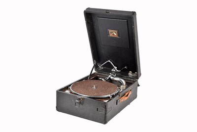 Lot 49 - An HMV 102 Portable Gramophone