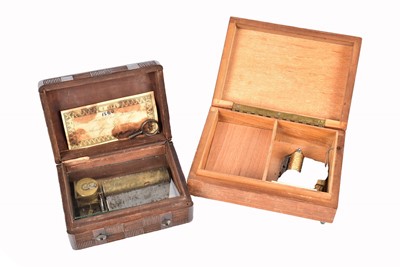 Lot 51 - A Tabatiere Music Box