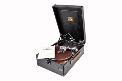 Lot 80 - A HMV Model 102 portable gramophone