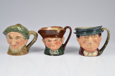 Lot 89 - Three Royal Doulten musical character Toby jugs
