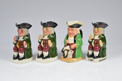 Lot 90 - Four Crown Devon Fielding's Musical Toby jugs
