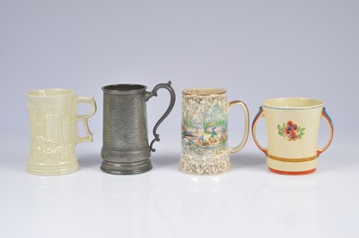 Lot 93 - Four assorted musical tankards