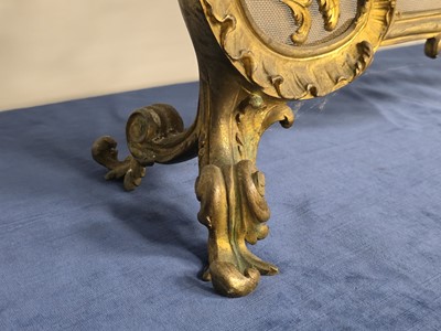 Lot 96 - A late 19th Century French fire screen