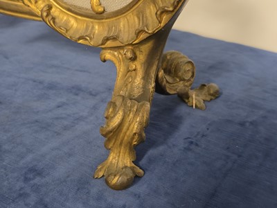 Lot 96 - A late 19th Century French fire screen