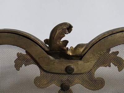 Lot 96 - A late 19th Century French fire screen