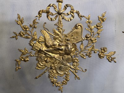 Lot 96 - A late 19th Century French fire screen