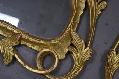 Lot 98 - A pair of 19th Century Rococo Revival Goltwood Wall Mirrors