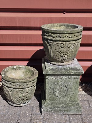 Lot 127 - Two reconstituted Planters/Pots