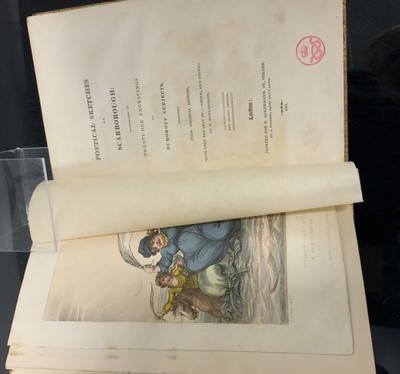 Lot 143 - Thomas Rowlandson (1757-1827) (Illustrator)  & John Buonarotti Papworth (1775-1847) etc (authors) "Poetical sketches of Scarborough"