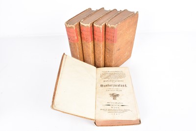 Lot 163 - Five Volumes of Anfangsgrunde der Wundarzneykunst by August Gottlieb Richter