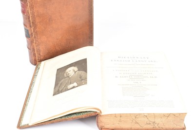 Lot 172 - Johnson's Dictionary of the English Language