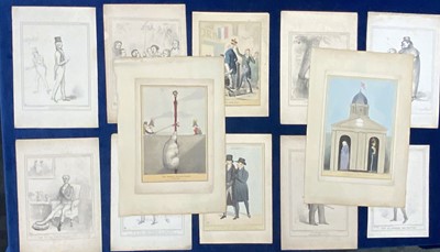 Lot 179 - Prints & Engravings - John Doyle (HB) (1797-1868) twelve 1830s political prints (some with original hand-colour) published by Thomas McLean