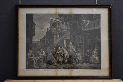 Lot 184 - After William Hogarth (1697–1764) " Four Prints of an Election"
