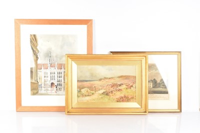Lot 246 - Peter Luscombe Watercolour of The Guildhall
