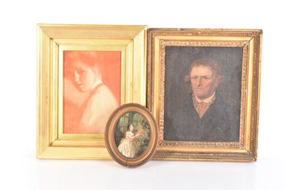 Lot 247 - Three Portrait paintings