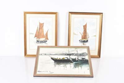 Lot 262 - A pair of Watercolour Maritime Scenes
