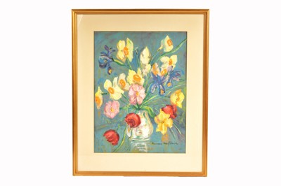 Lot 279 - A Frances M Blair Gouache 'Spring Flowers'