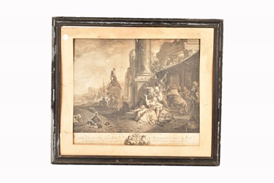 Lot 291 - An 18th Century engraving titled 'La Partie de Plaisir'