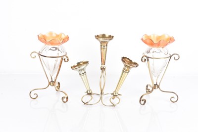 Lot 304 - A pair of Victorian Style Epergnes