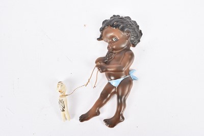 Lot 320 - A vintage Brownie Downing Ceramic Wall Plaque