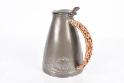 Lot 326 - A Liberty & Co 'Tudric' pewter tappit lid jug
