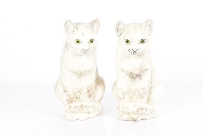 Lot 358 - A pair of Antique Ceramic Cat Figures