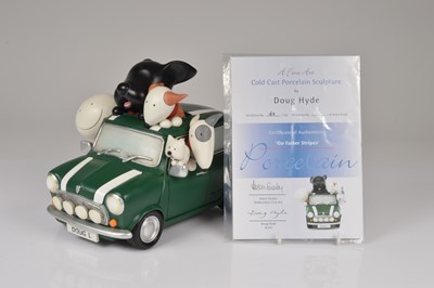 Lot 363 - A limited edition Doug Hyde sculpture "Go Faster Stripes"