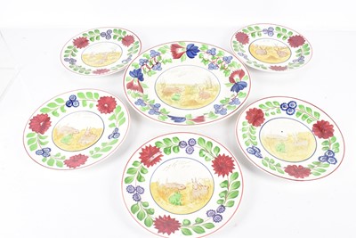 Lot 365 - A group of early 20th Century Staffordshire Spatterware Plates