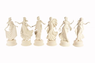 Lot 391 - A set of six Limited Edition Wedgwood 'The Dancing Hours' figures