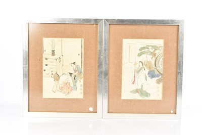 Lot 426 - A pair of Japanese Woodblock Prints