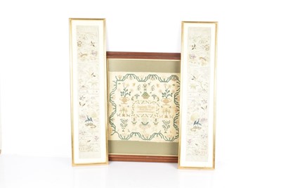 Lot 427 - A pair of Chinese Embroidered Panels
