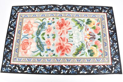 Lot 435 - Four Chinese Silk Embroidery Panels