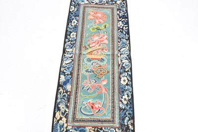 Lot 435 - Four Chinese Silk Embroidery Panels