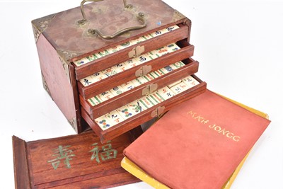 Lot 454 - A Chinese Mah Jongg set