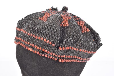 Lot 483 - An African Hat made of seeds