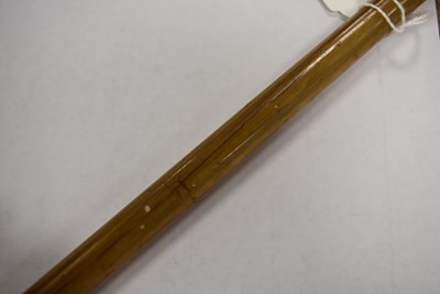 Lot 490 - A Chinese Rhinoceros horn swagger stick