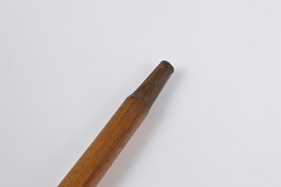 Lot 490 - A Chinese Rhinoceros horn swagger stick