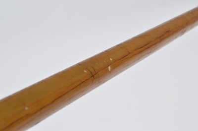 Lot 490 - A Chinese Rhinoceros horn swagger stick