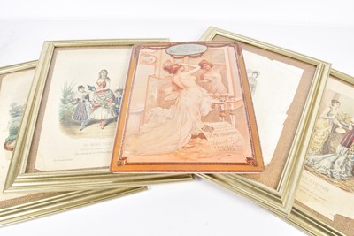 Lot 493 - A metal French Advertising Sign for 'Savon Blanche Leigh'