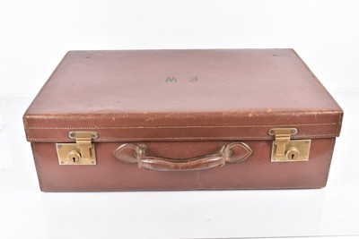 Lot 495 - A vintage Travel Suitcase