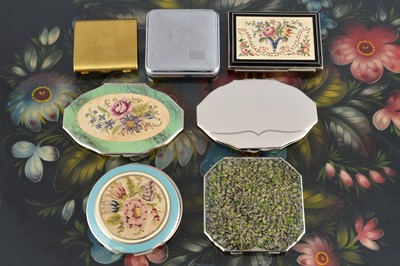 Lot 621 - Seven 1940s and later Rowenta compacts