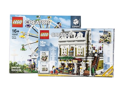 Lot 559 - Lego Creator Expert Ferris Wheel and Chez Albert Restaurant