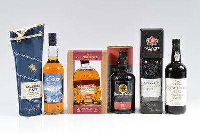 Lot 727 - A selection of Whisky and ports