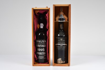 Lot 734 - A collection of two Champagnes and three Ports