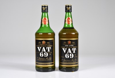 Lot 746 - Two bottles of VAT 69 finest Scotch Whisky