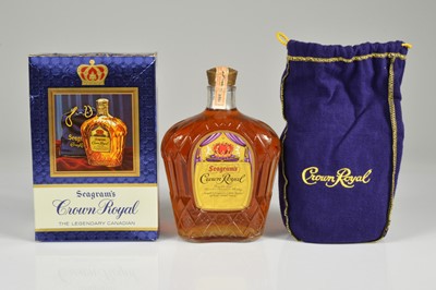 Lot 747 - A bottle for Seagram's Crown Royal blended Canadian Whisky